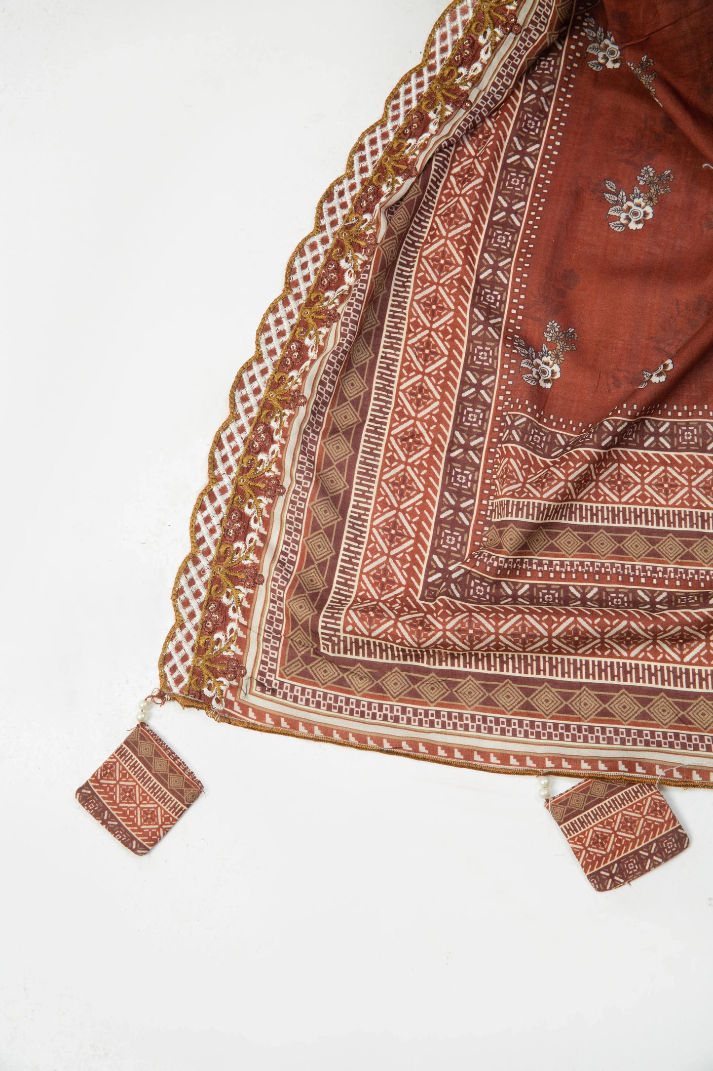 EMBC-008- 3 Piece Lawn Embroidered UnStitched Suit