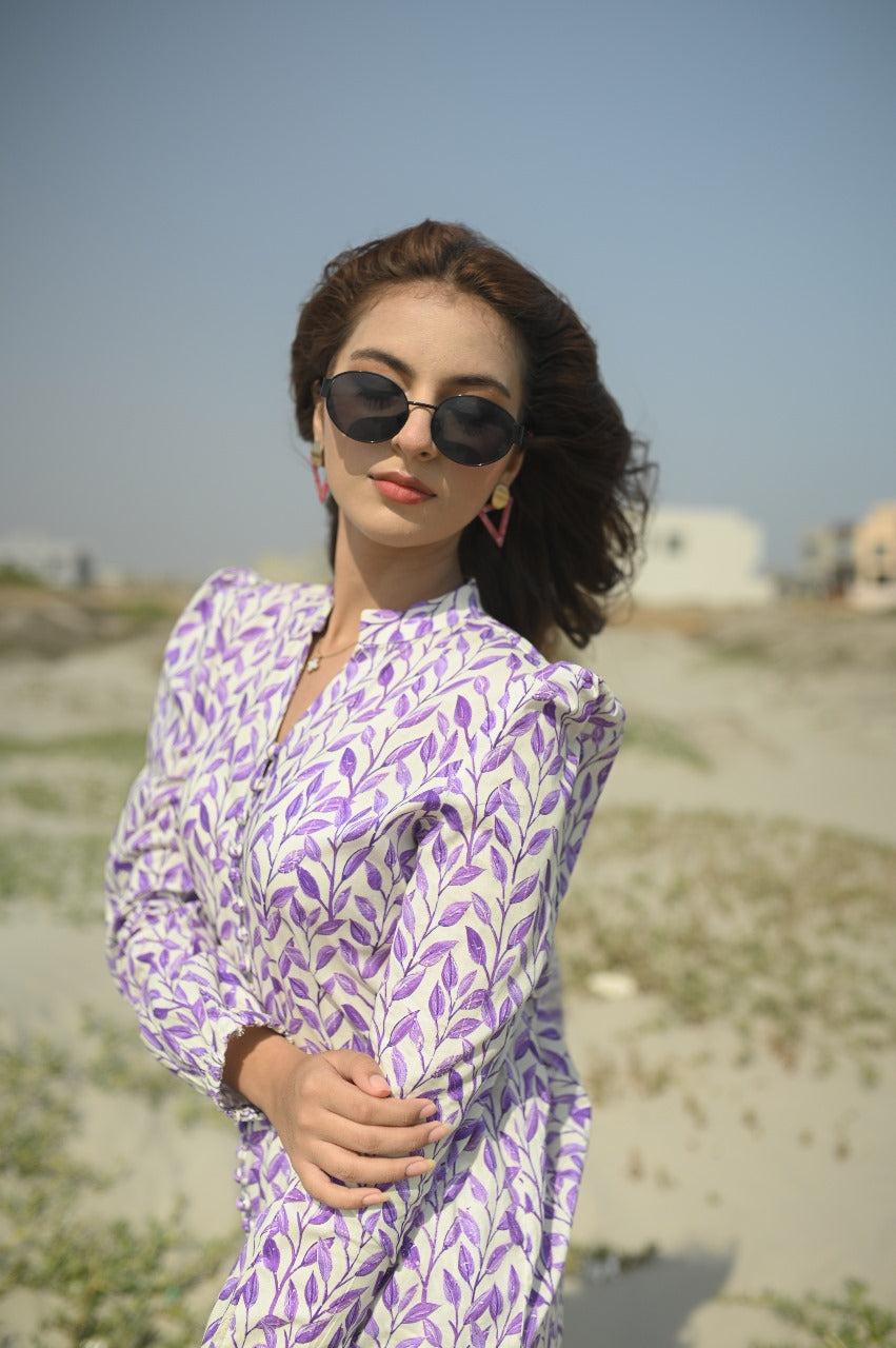 Bin Haroon Digital Printed lawn 2pc Unstich
