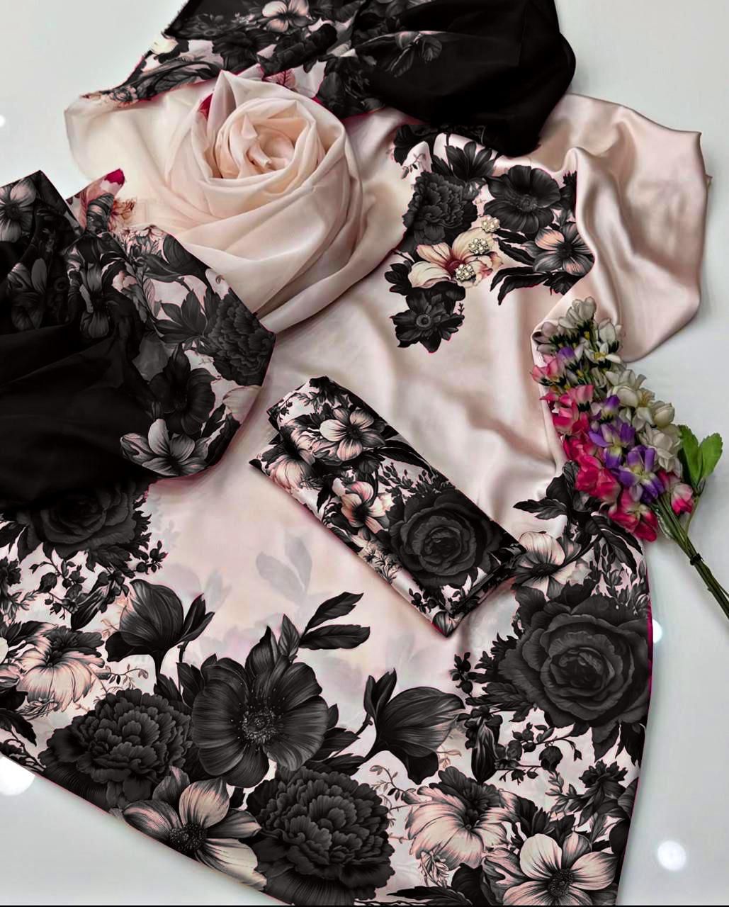 Bin Haroon 3 Piece Unstiched Silk Collection