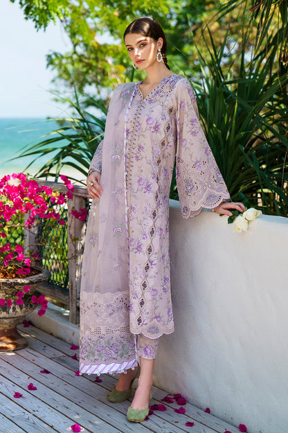 Baroque Unstitched Embroidered Lawn Suit