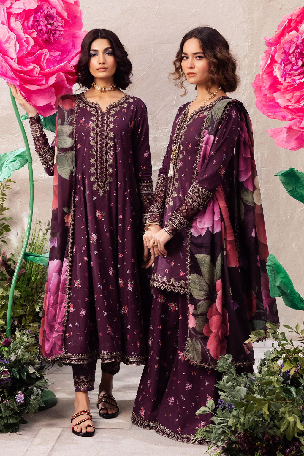 Iznik Unstitched Embroidered Lawn Suit