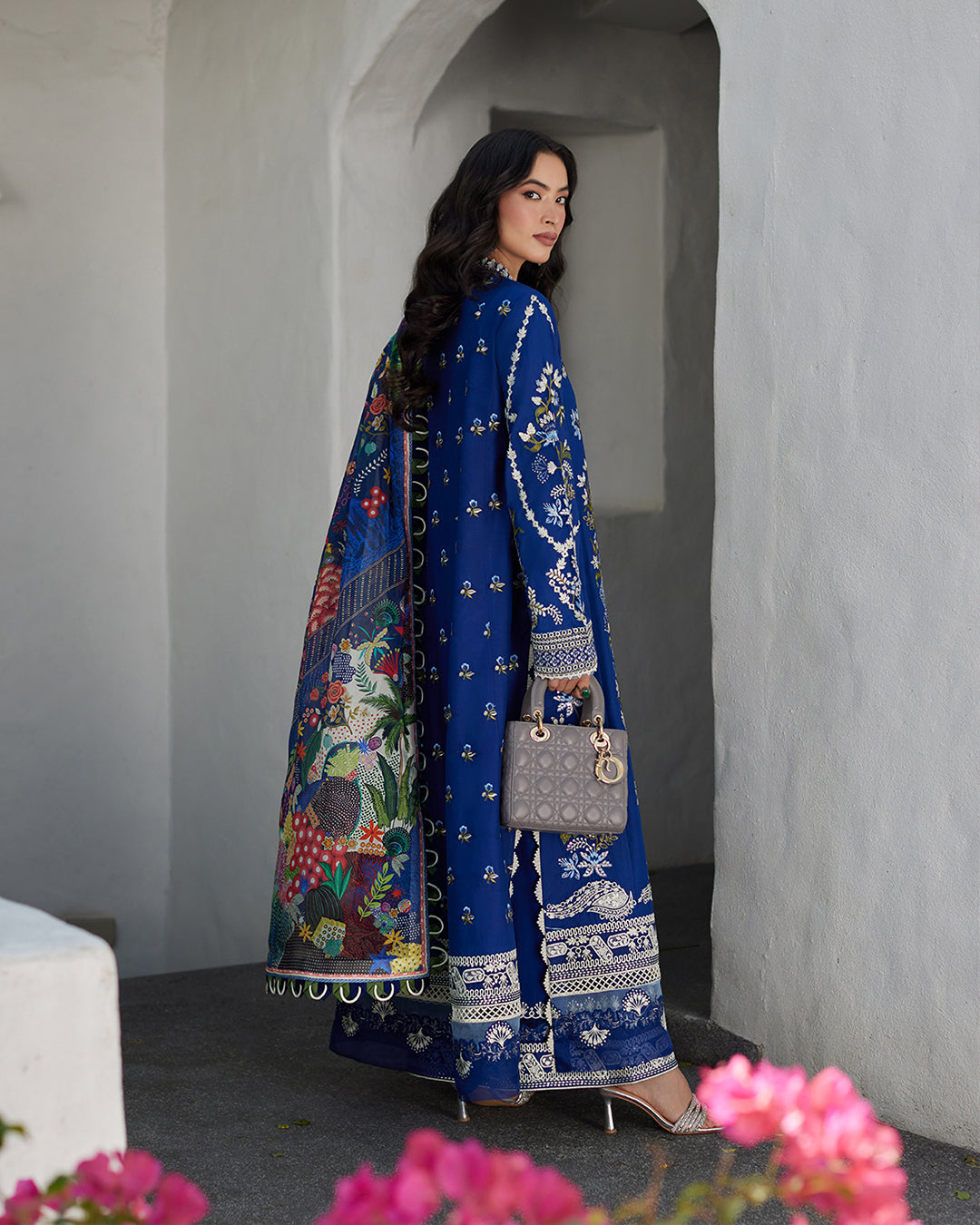 Faiza Saqlain Unstitched Embroidered Lawn Suit