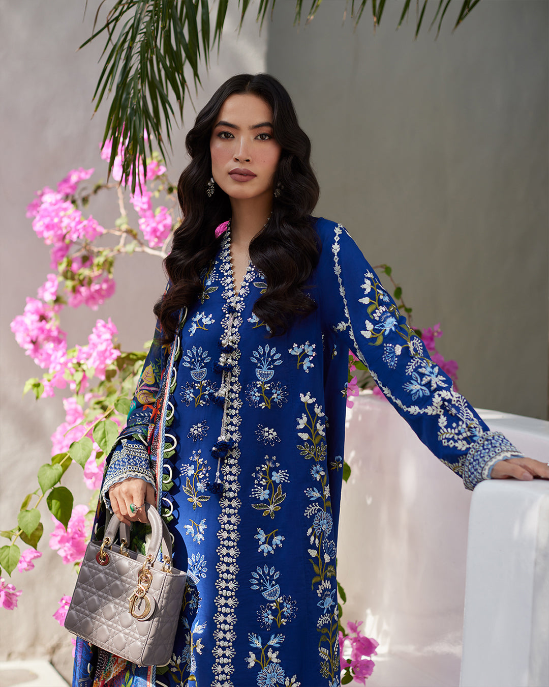 Faiza Saqlain Unstitched Embroidered Lawn Suit