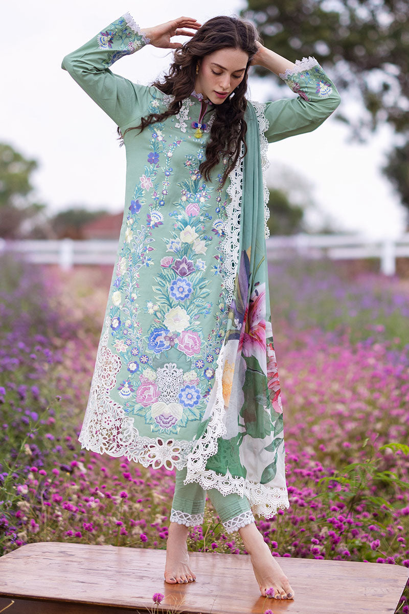 Mushq Unstitched Embroidered Lawn Suit