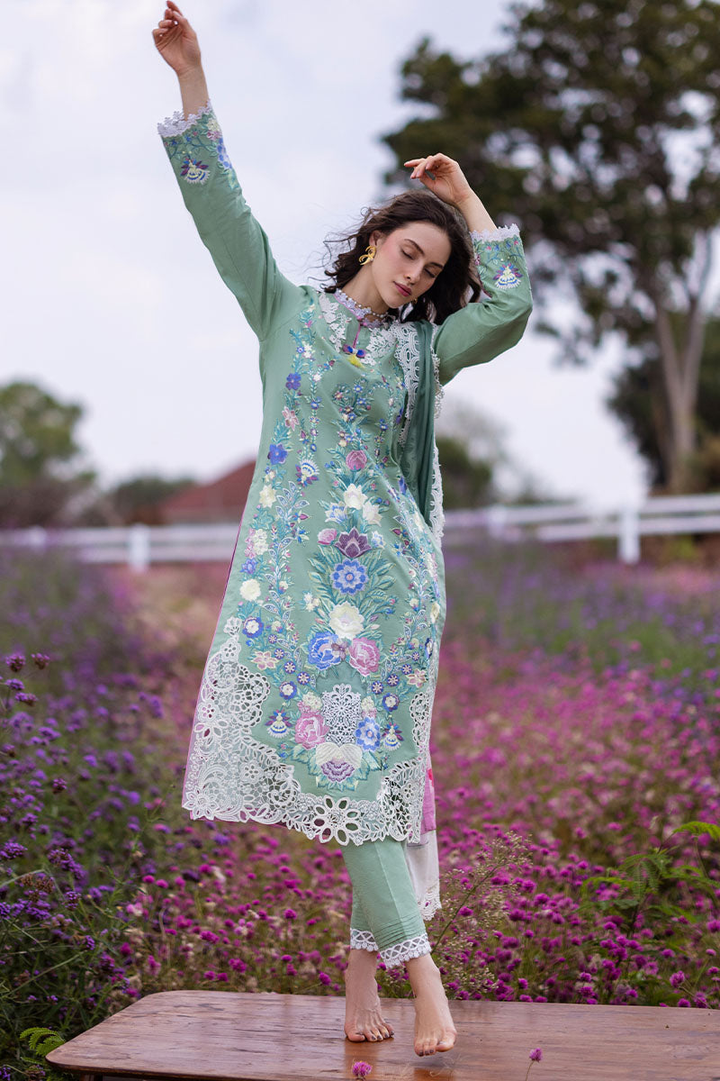 Mushq Unstitched Embroidered Lawn Suit