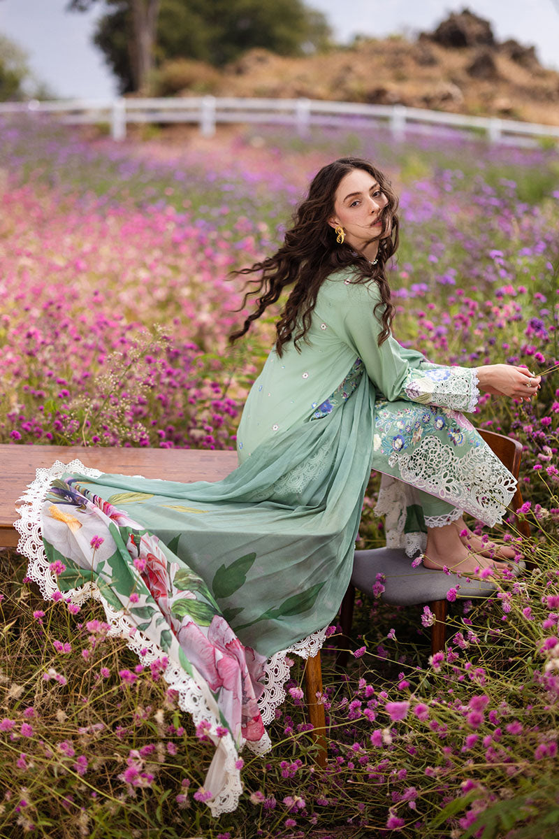 Mushq Unstitched Embroidered Lawn Suit