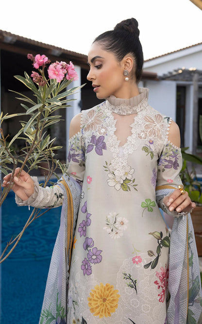 Asifa Nabeel Unstitched Embroidered Suit