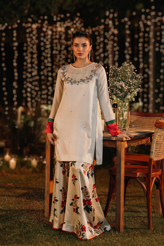 lulusar Unstitched Shamoz Silk Suit