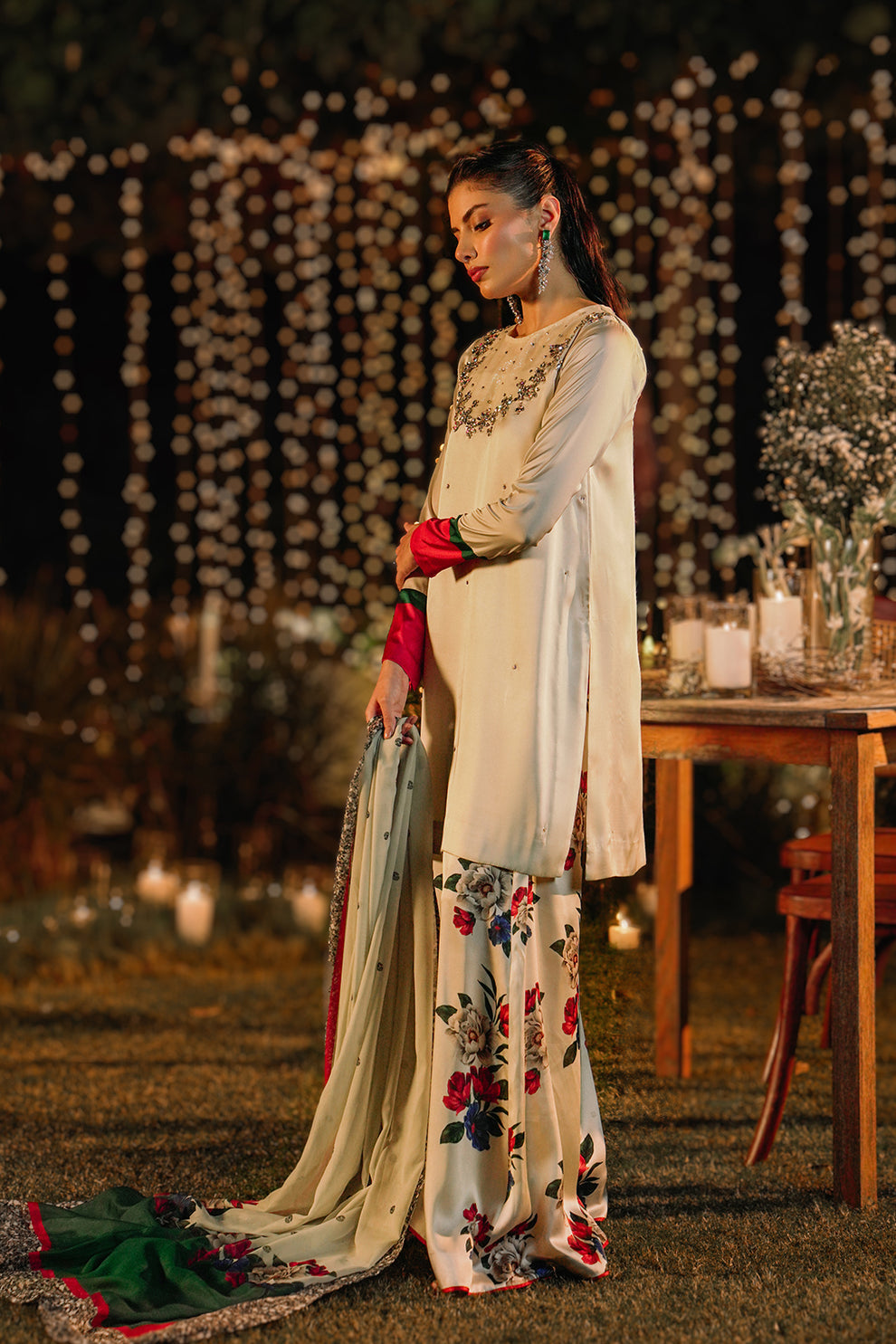 lulusar Unstitched Shamoz Silk Suit