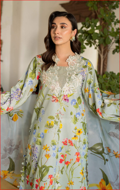 Asifa Nabeel Unstitched Embroidered Suit