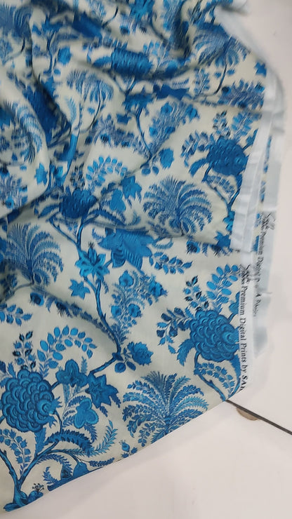 Bin Haroon Digital Printed lawn 2pc Unstich