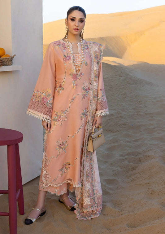 BH-EMBROIDERY LUXURY LAWN CHICKEN-KARI DRESS 3PC