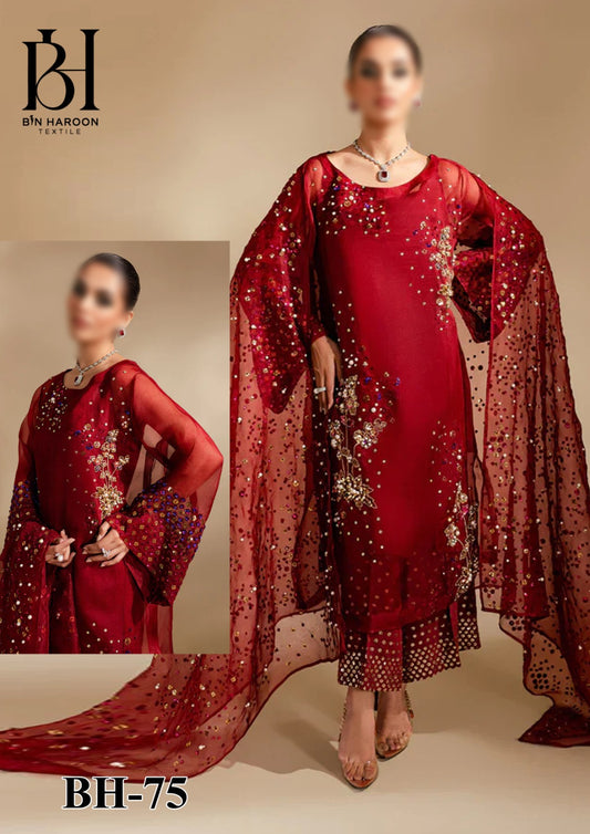 NU-Organza Luxury 3pc Dress