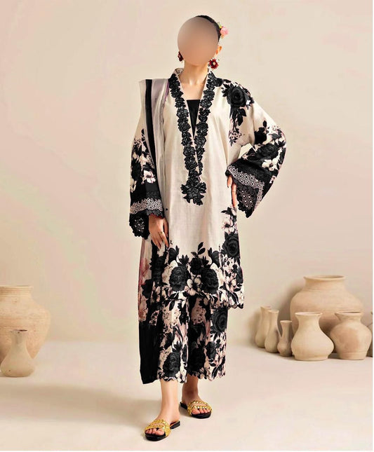Bin Haroon 3 Piece Unstiched Silk Collection