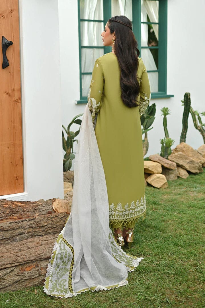 Qalamkar Unstitched Embroidered Chicken Kari Lawn Suit