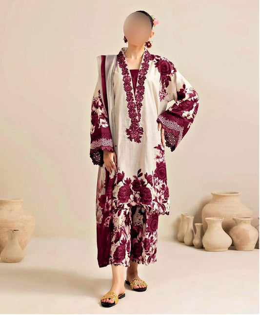 Bin Haroon 3 Piece Unstiched Silk Collection