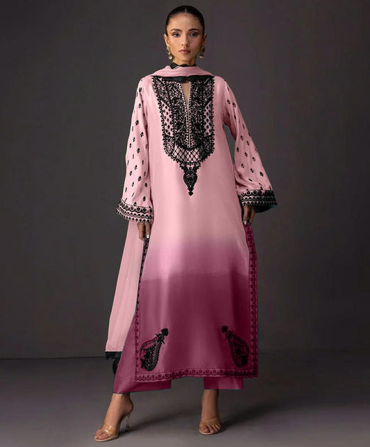 Bin Haroon 3 Piece Unstiched Silk Collection