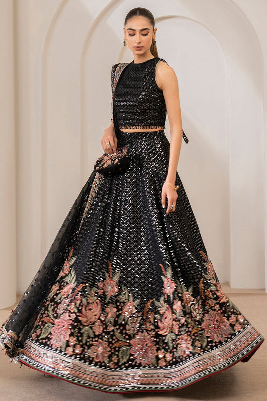 JZ LUXURY EMBROIDERED ORGANZA MAXI - 3 PC UNSTITCHED