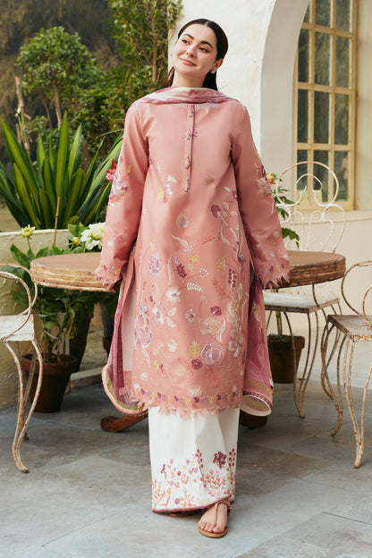 Coco By Zara Unstitched Embroidered Lawn Suit