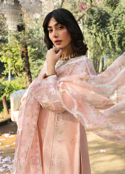 BH - Floral Forest Embroidered Lawn Chikankari Unstitched 3Pc Suit